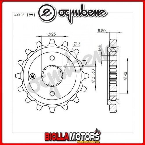 361991r15 pignone trasmissione - 361991r15,