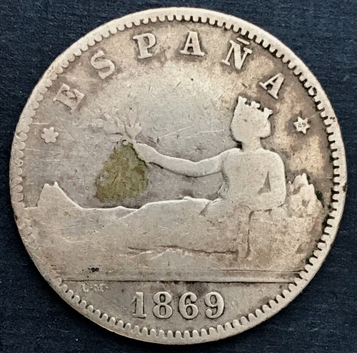 Moneta 1869 sn m - 🇪🇸,