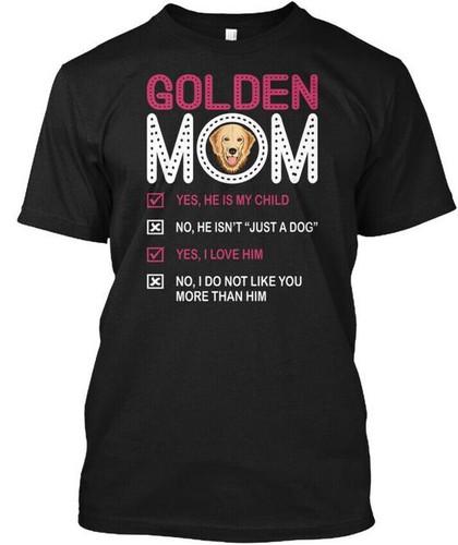 Maglietta golden dog mom - dog, my