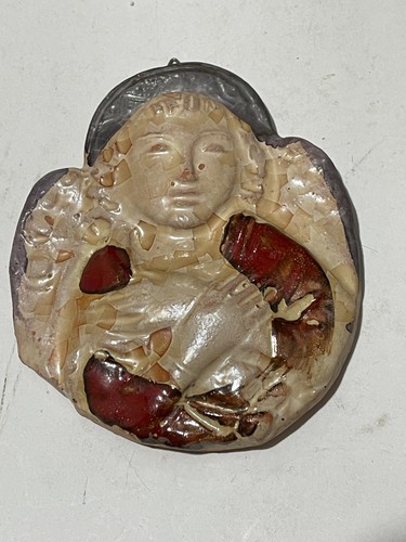 Arte sarda piastra ceramica - sarda,