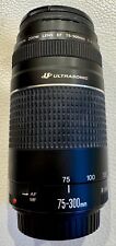 Obiettivo Zoom Canon Ef 75-300mm 75-300 MM 4-5.6 III USM Ultrasonic - Canon EOS