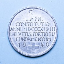 SVIZZERA 5 FRANCHI 1941 B qSPL