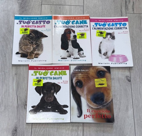 Lotto libri cane gatto - &,