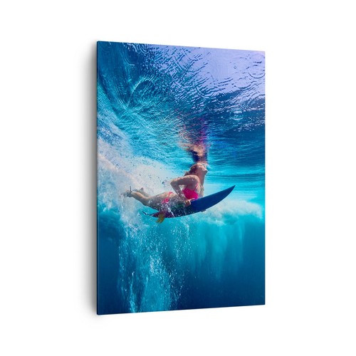 Quadro tela 70x100cm surf - quadro,