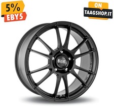 CERCHIO IN LEGA OZ ULTRALEGGERA HLT NERO OPACO 8,5X19 ET45 5X108 FORO 75 NEW