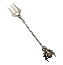 Antica forchetta cardo argento