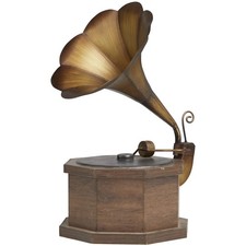 Metal Music Antique Gramophone