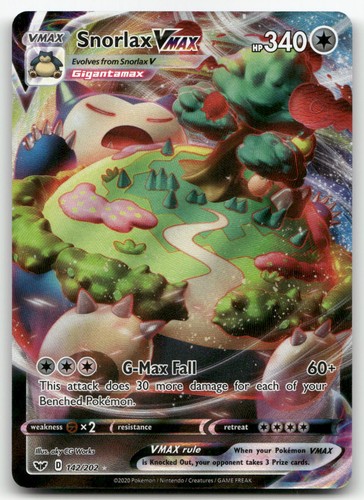 Snorlax vmax 142 202 - #142/202, (holo)