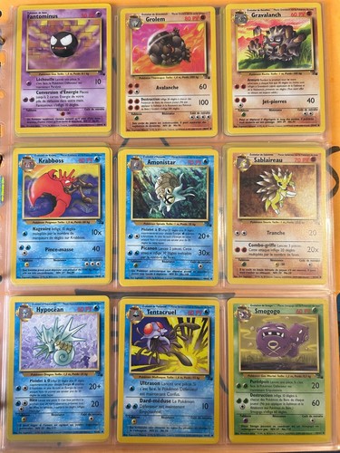 Cartes pokémon set fossil - set,