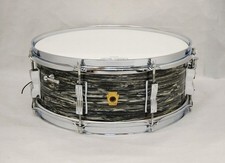 Ludwig 1960s Black Oyster Jazz Festival 14x5 rullante vintage usato