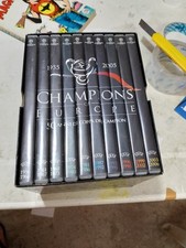  Cofanetto CHAMPIONS OF EUROPE Completo 10 DVD  GAZZETTA DELLO SPORT