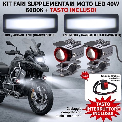 Kit fari supplementari - fari, moto