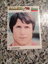 DERMENDIEV bulgaria N.176 CALCIO 74 EDIRAF MUNCHEN W AZZURRI NUOVA(NEW ORIGINALE