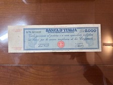 LIRE 5000 TITOLO PROVVISORIO MEDUSA 17 12 1947 RARO MB/BB - qBB