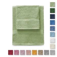 Set Bagno Gabel Asciugamano Viso Ospite Telo Bagno Tinta Unita Spugna 420 gr/mq