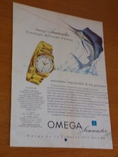 OMEGA SEAMASTER OROLOGIO ANNO 1956 ANNI '50=PUBBLICITA=ADVERTISING=WERBUNG 1