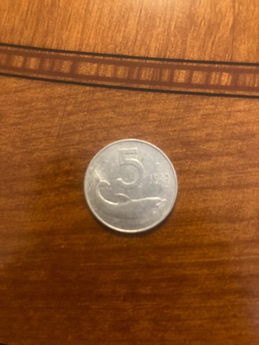 Moneta lire del 1955 - 5,