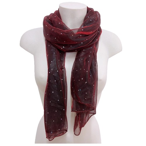Sciarpa metallizzata glitter - metallizzata,