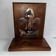 Boy Scout Wood Plaque with