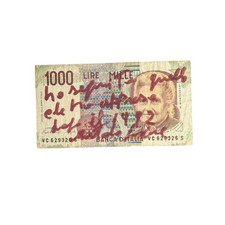 Banconota Italiana 1000 Lire