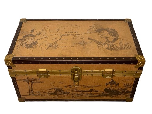 Baule vintage stile western - vintage,