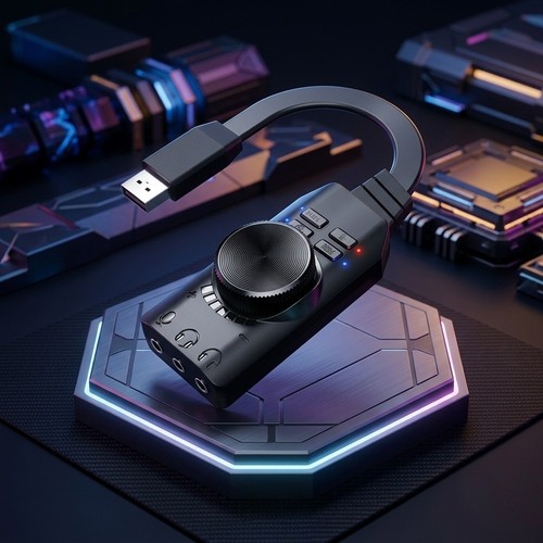 Scheda audio esterna usb con - scheda,