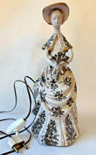 Lampada Figurativa in Ceramica "Vera Maggi del Sorgo" Milano-Donna con Cappello