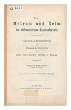 BIRKENHOFF, RICHARD Ueber