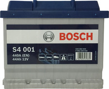 BATTERIA AUTO BOSCH SILVER S4 0010 44AH 440A 12V dimensioni 207x175x175