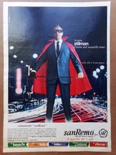 Pubblicità Anni 60-70 SanRemo Abiti per Uomo e Ragazzo Stilman Mantello Rosso