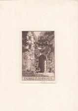 Exlibris Bookplate Radierung