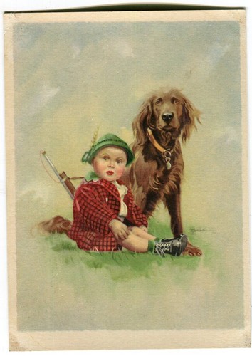 Cartolina artistica bambino
