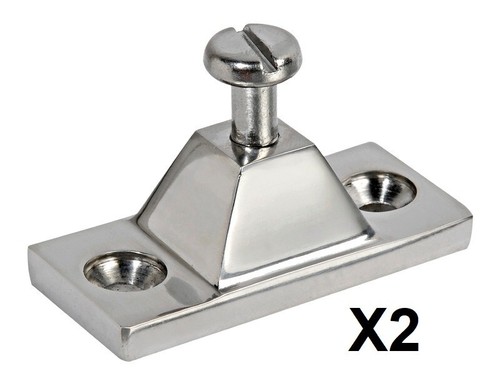 Supporto parete inox 43x51mm - parete,