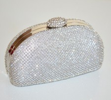 POCHETTE donna argento clutch