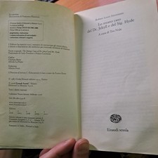 Lo strano caso del Dr. Jekyll e del Sig. Hyde Robert Louis Stevenson Einaudi scu