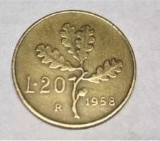 Lire 1958 moneta rara - moneta,