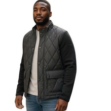 V.I.P. Bomber trapuntato nero