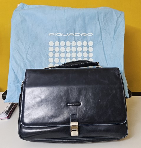 Borsa piquadro pelle blue - borsa,