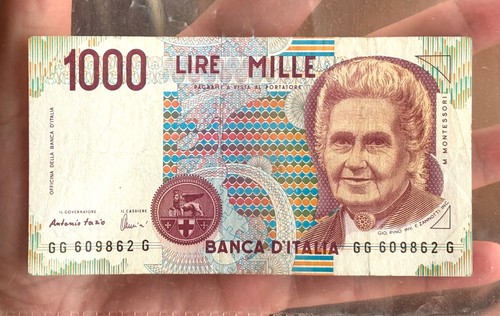 1000 lire 1998 montessori - lire,