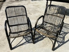 Poltrone In Vimini Anni 60