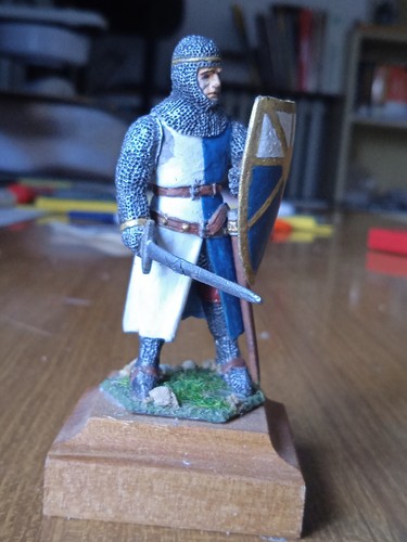 Cavaliere medievale dipinto - cavaliere, a