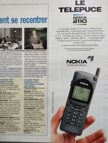 Pubblicità stampa telefono