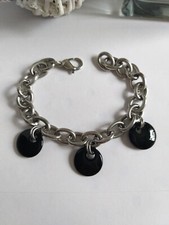 Braccialetto con 3 Charms in acciaio stainless steel marca Morellato