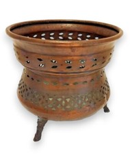 Vaso in rame, idea regalo, artigianale, lavorato a mano, stile Italia antica