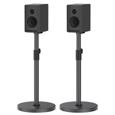 Supporti Altoparlanti da Libreria Universali Resistenti Altezza Regolabile Max a 37,5"...