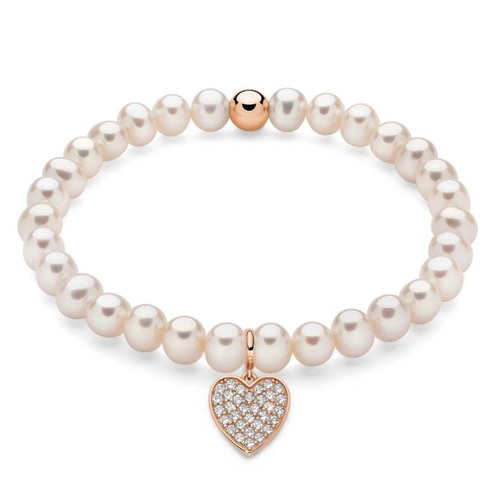 Bracciale donna miluna perle - bracciale,