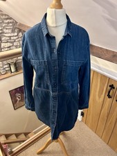 Camicia lunga denim cotone