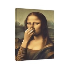 Gioconda si è coperto il naso