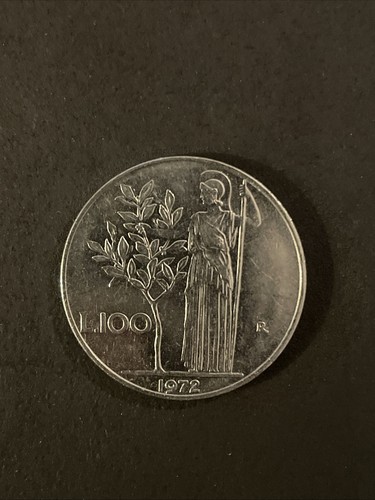 100 lire 1972 moneta italia - 1972,