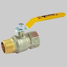 GAS BALL VALVE M/F STEEL LEVER